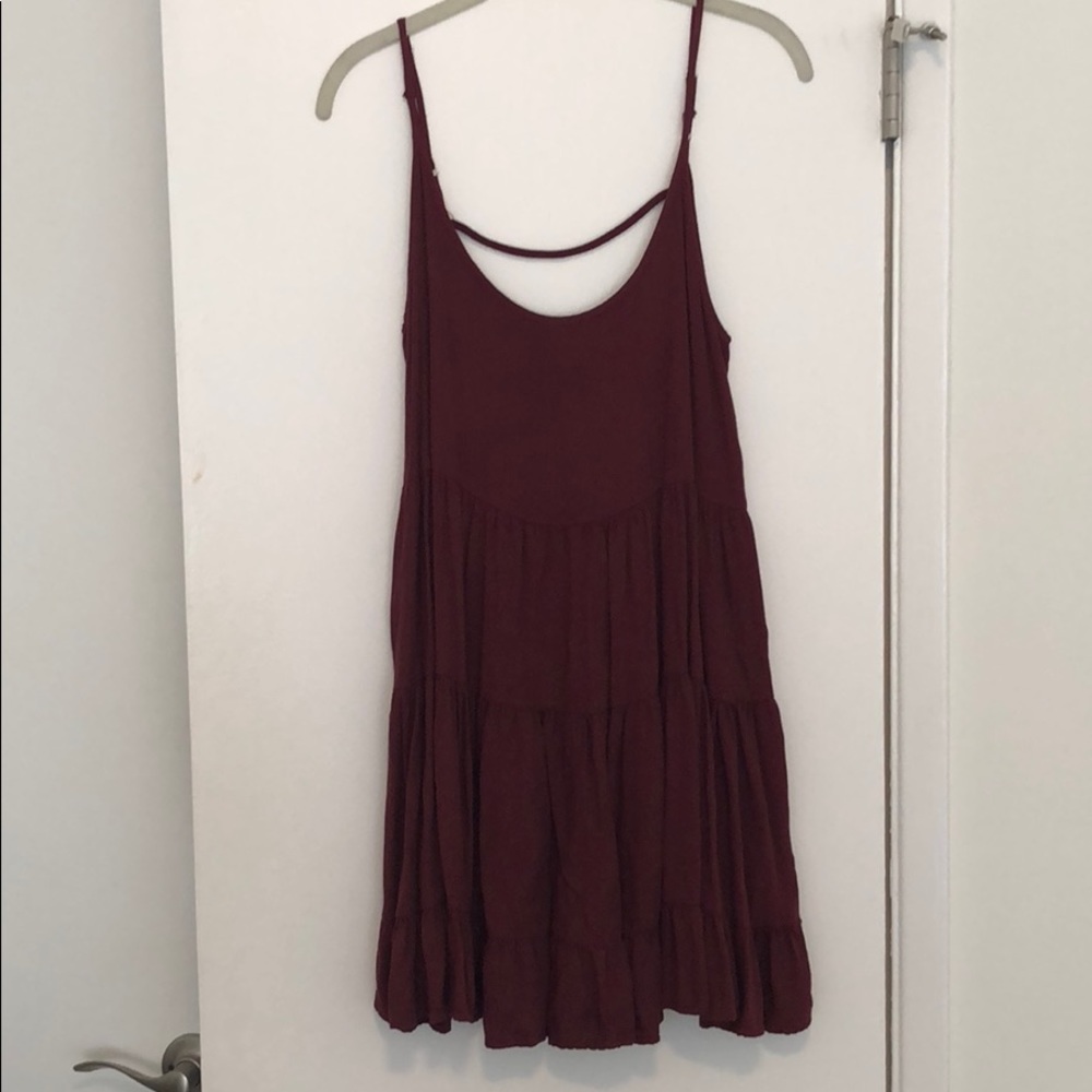 Maroon Brandy Melville Jada Dress